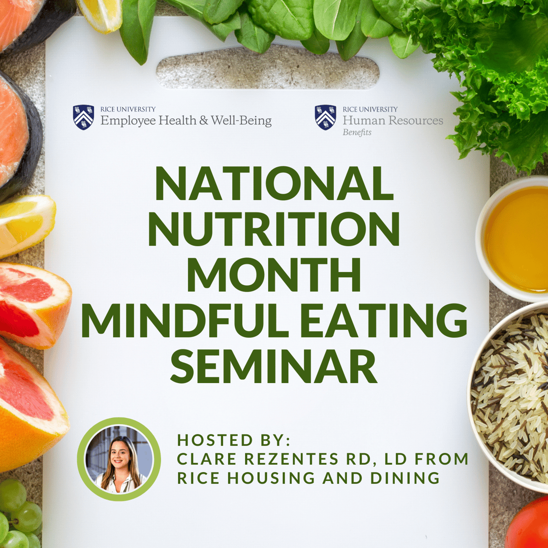 National Nutrition Month Seminar